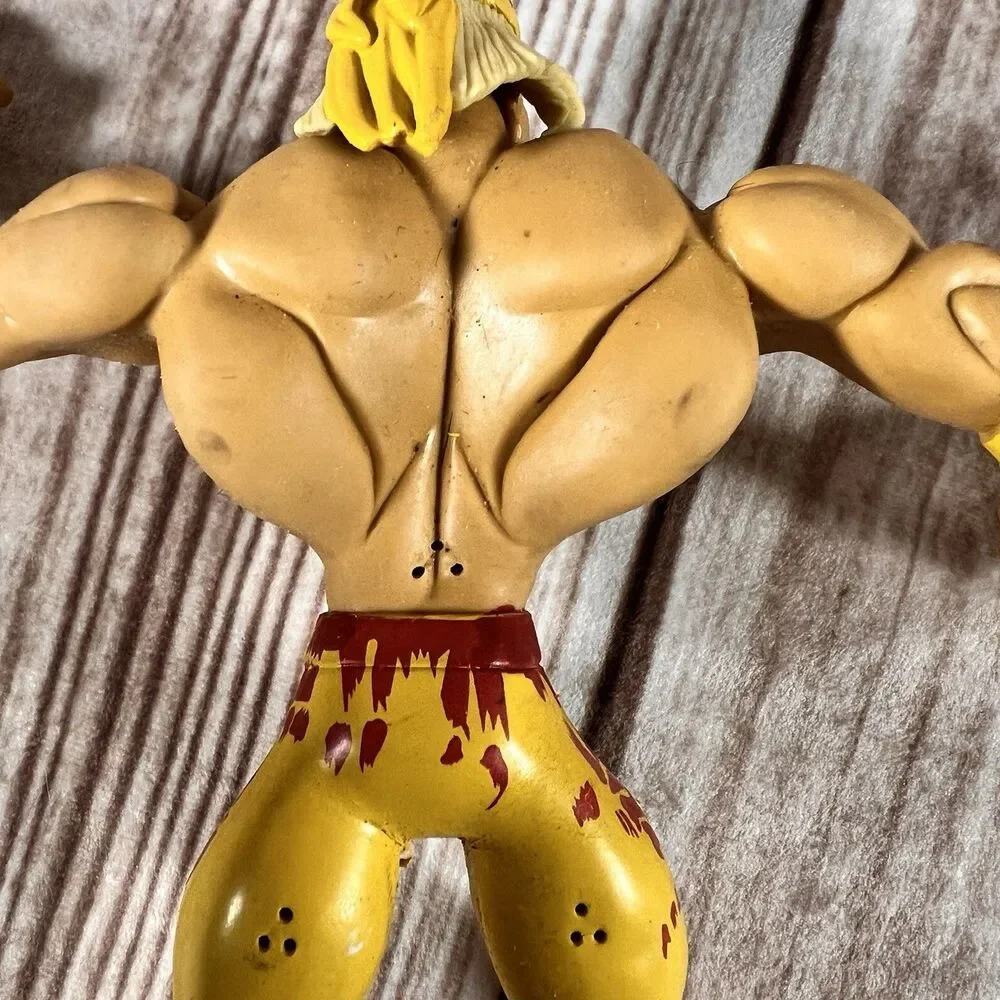 2002 Hulk Hogan Jakks Pacific Flex'ems Series 1 Wrestling Action Figure Rubber